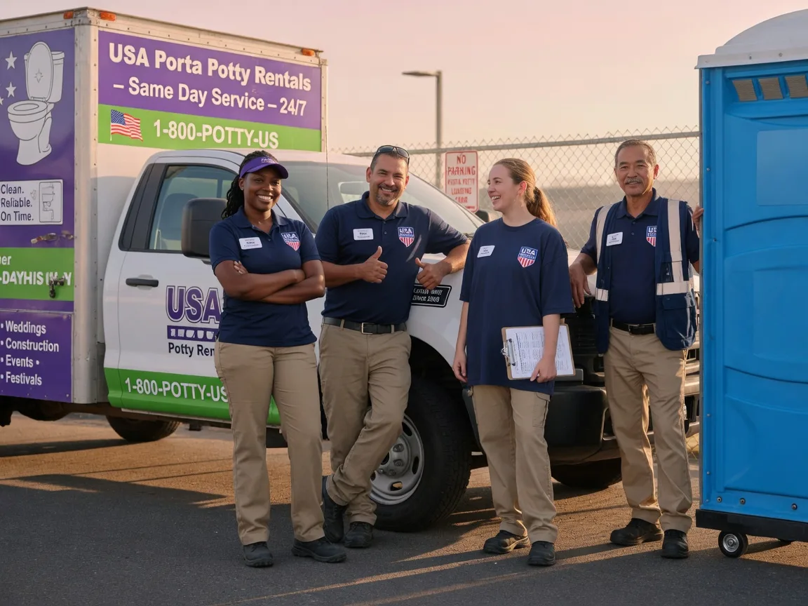 Porta Potty Rental company in Glenwood, WV